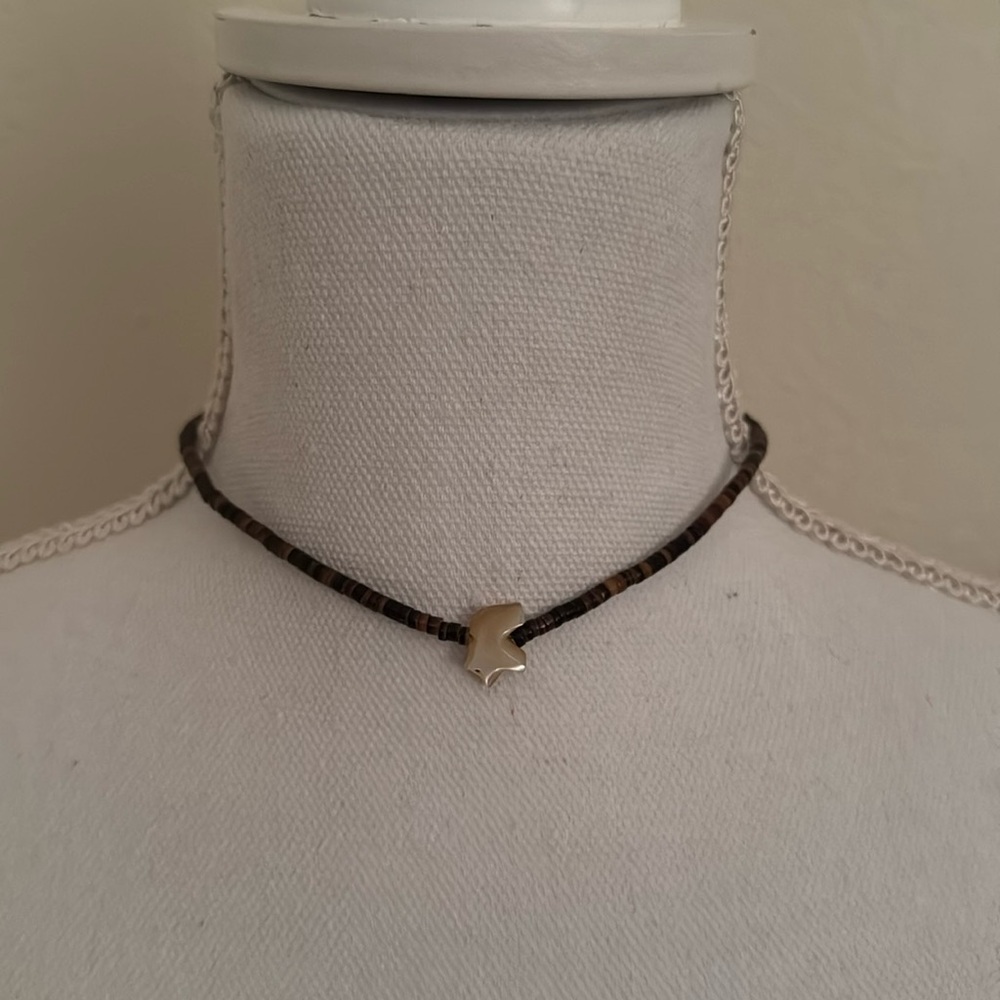 Vintage Native Bear Necklace